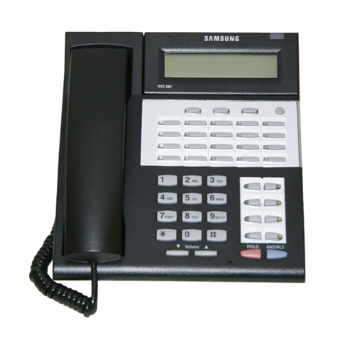 Samsung iDCS Keyset user guide