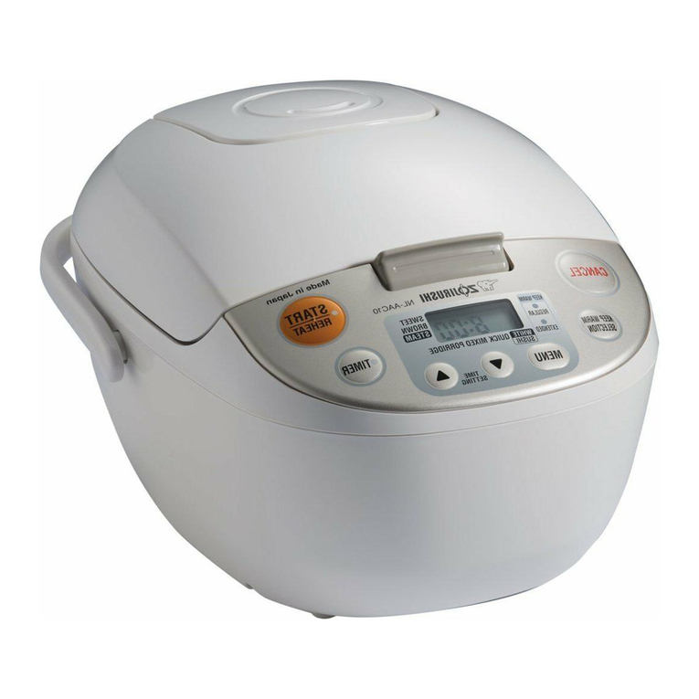 Zojirushi NL-AAC10 User manual Zojirushi NL-AAC10 User manual