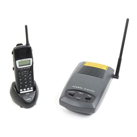 NEC Dterm Cordless II User manual