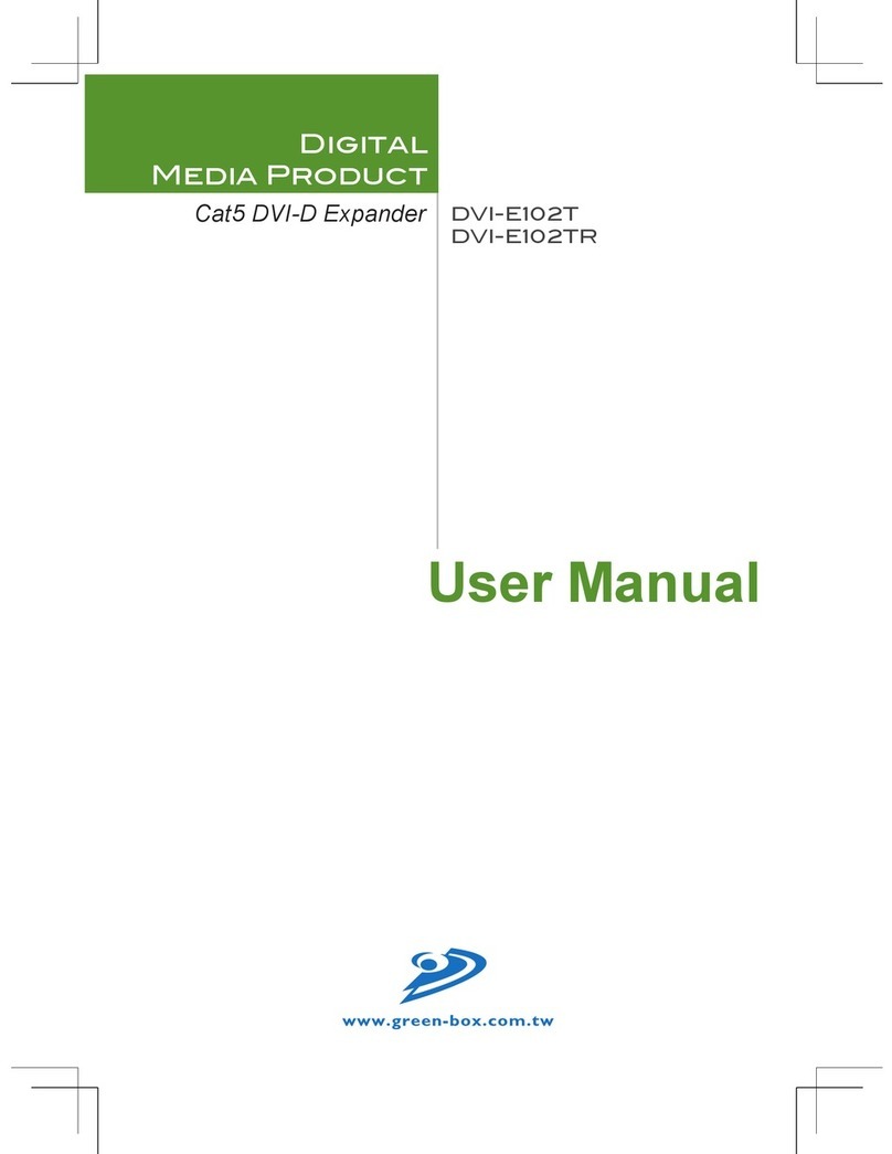 Green-Box Technology DVI-E102T User manual