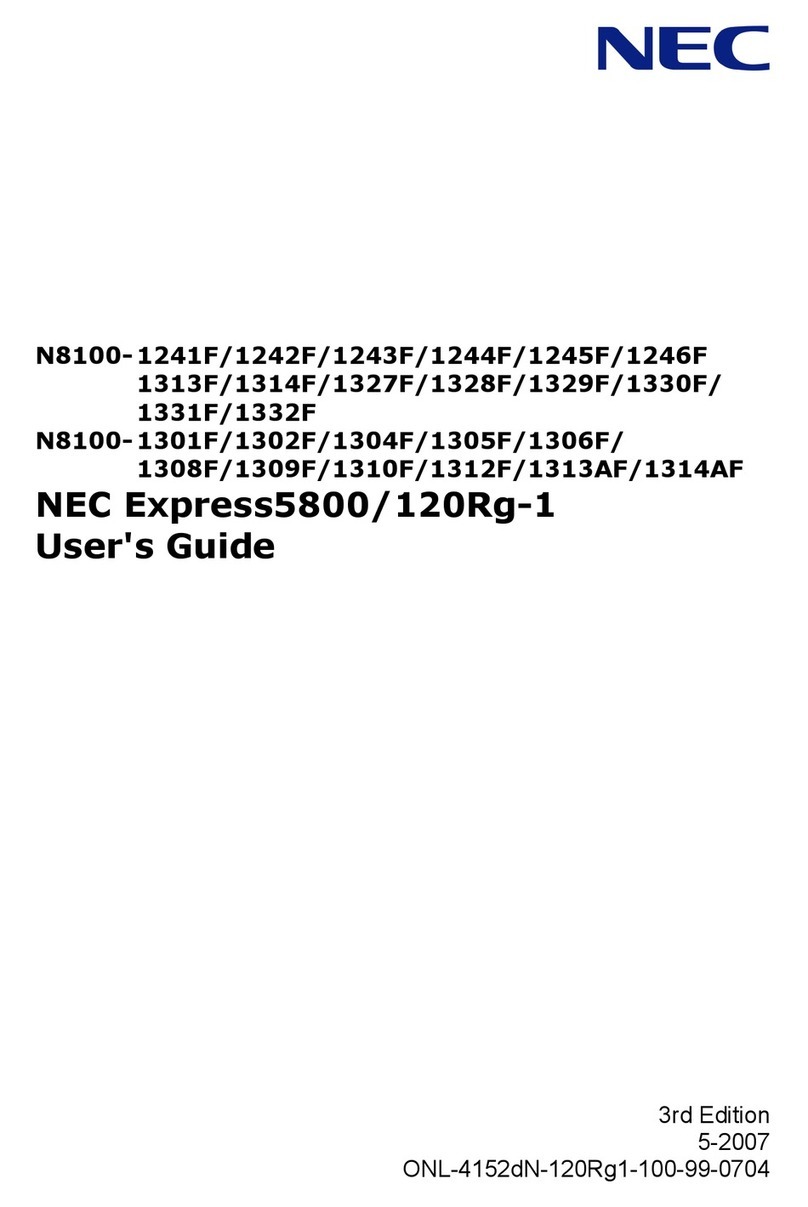 NEC N8100- 1241F User manual