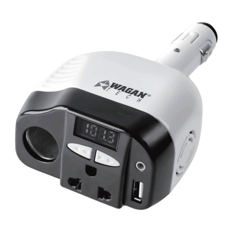 Wagan USB Inverter with FM Transmitter User manual