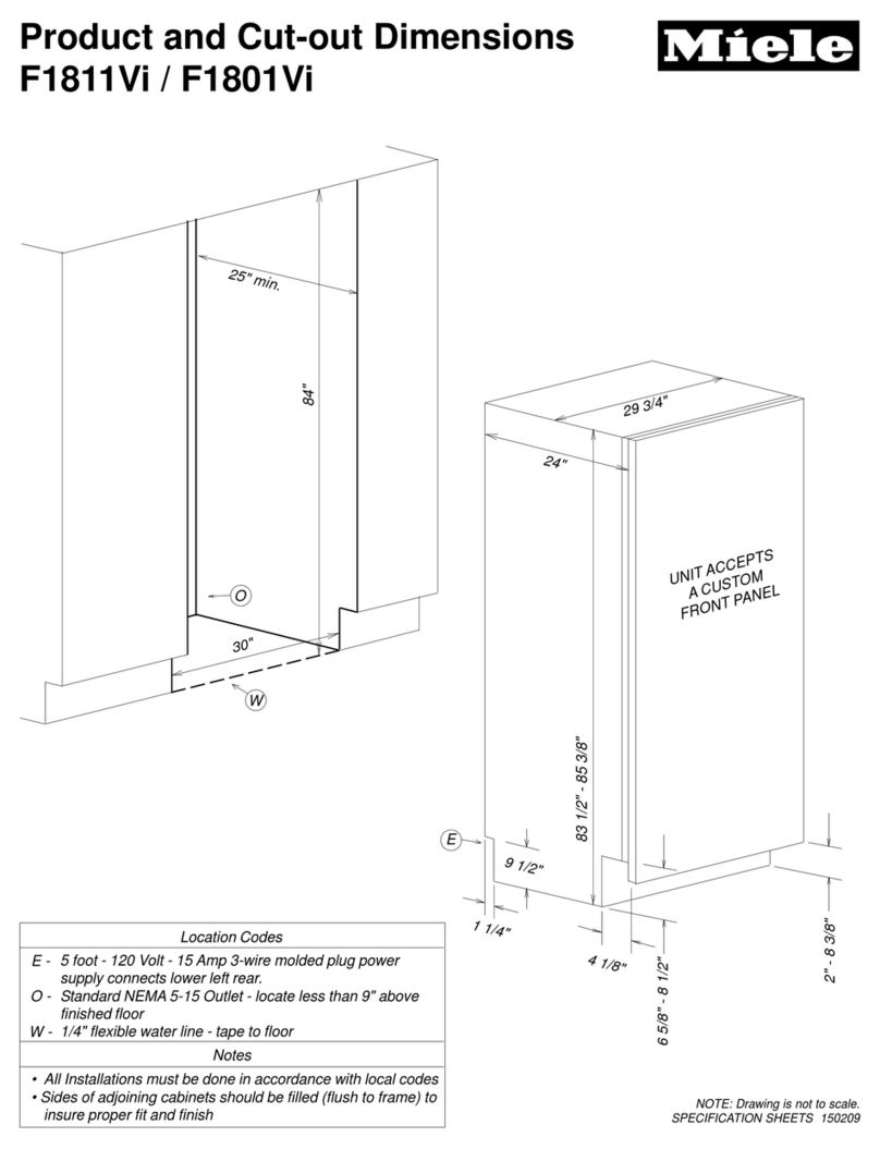 Miele KF 1801 Vi User manual