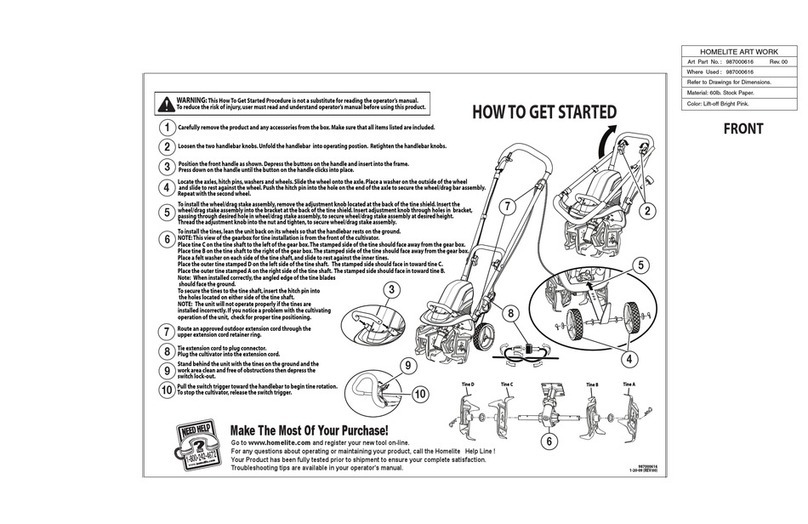 Homelite UT46510 Specification sheet