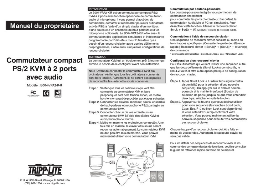 Tripp Lite B004-VPA2-K-R Configuration guide
