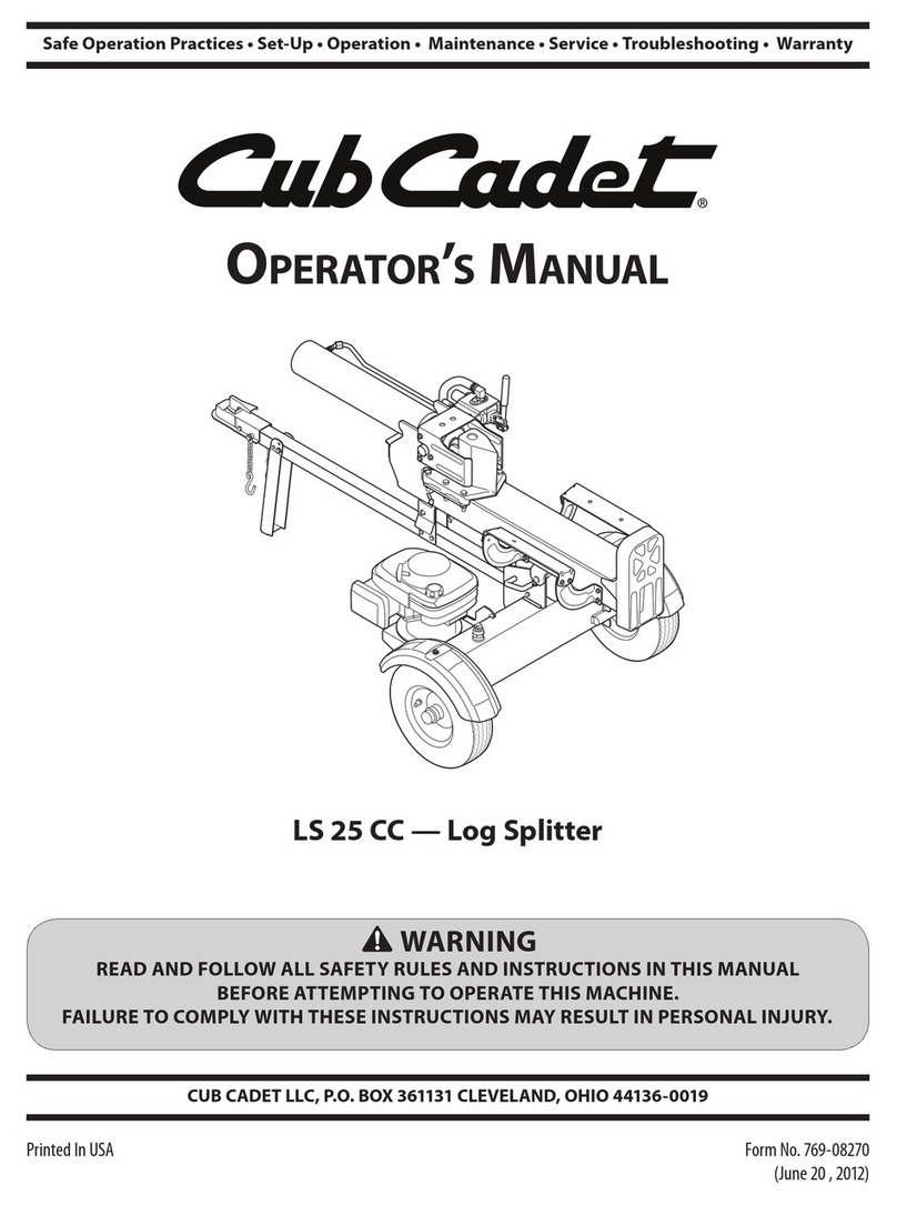 Cub Cadet LS 25 CC User manual