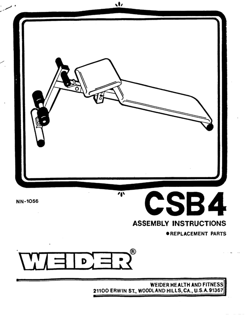 Weider Sb4 Slant Board manual
