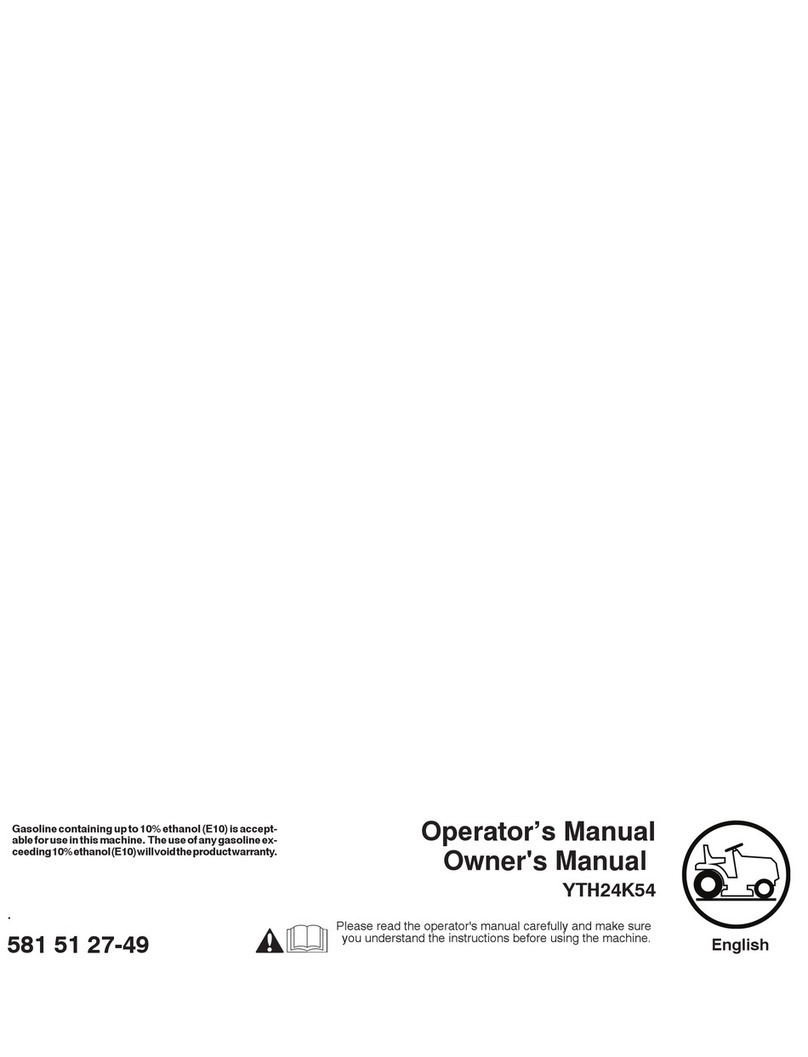 Husqvarna YTH24K54 User manual