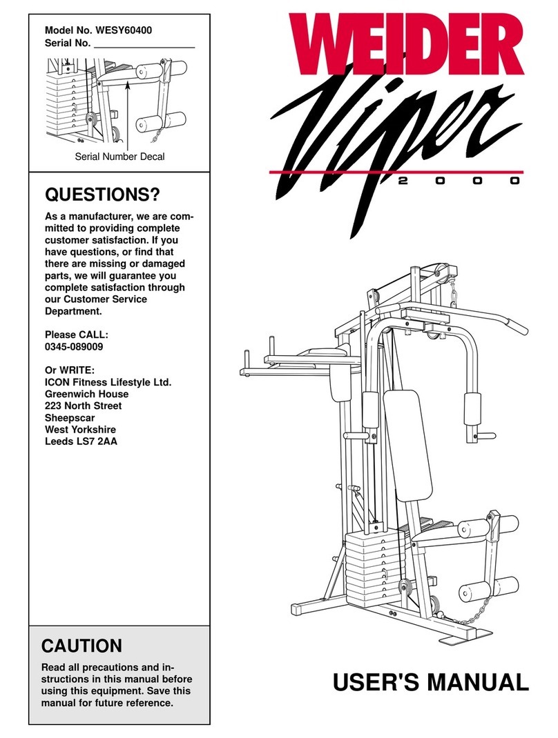 Weider Viper 2000 manual