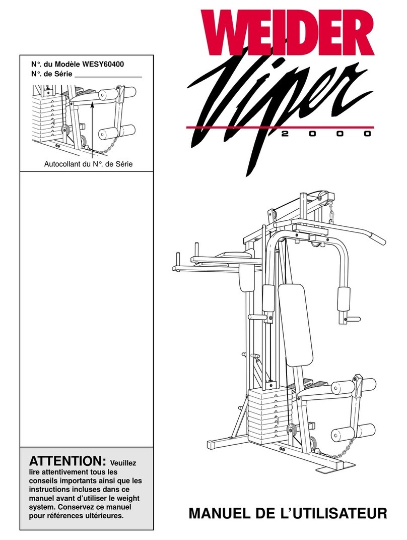 Weider Viper 2000 User manual