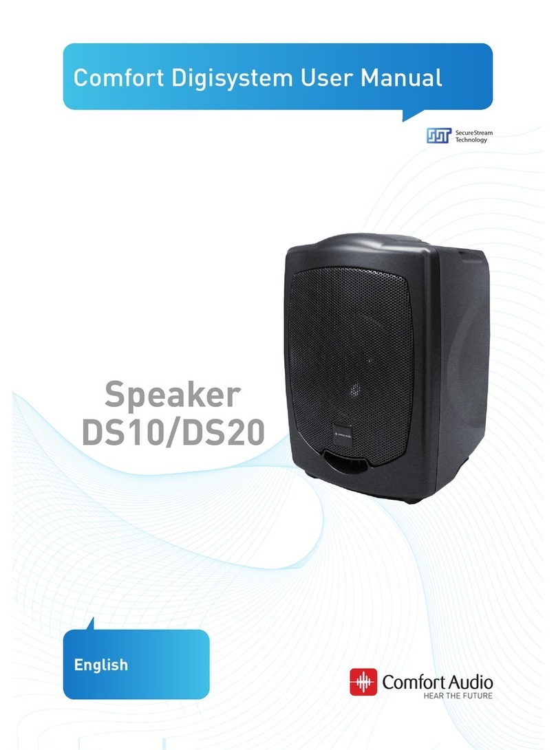 Comfort audio DS10 user manual