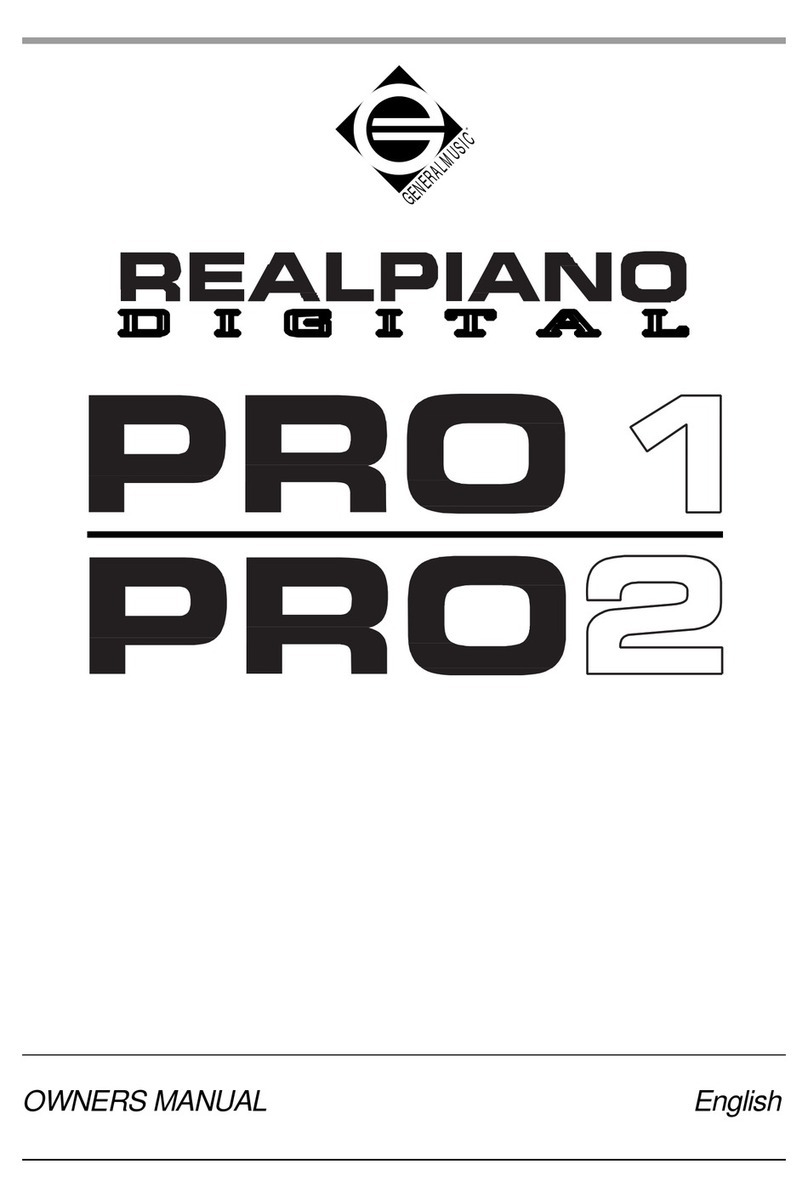 Generalmusic Pro 2 owner's manual