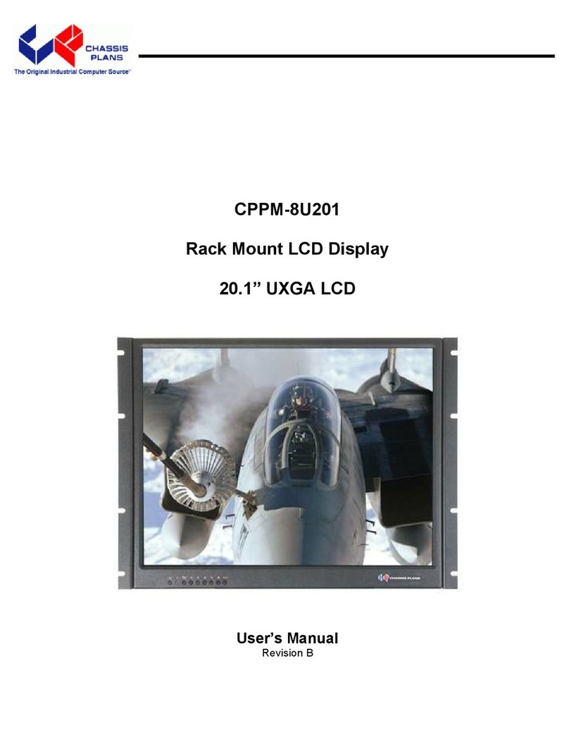 Chassis Plans CPPM-8U201 User manual