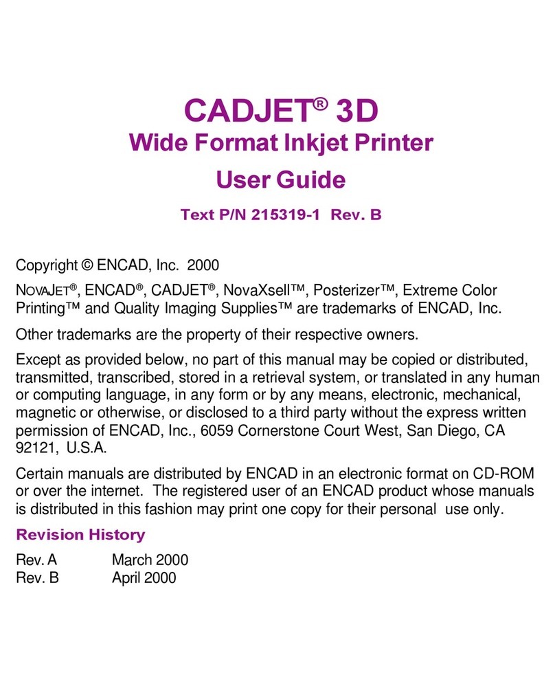 ENCAD 215319-1 User manual