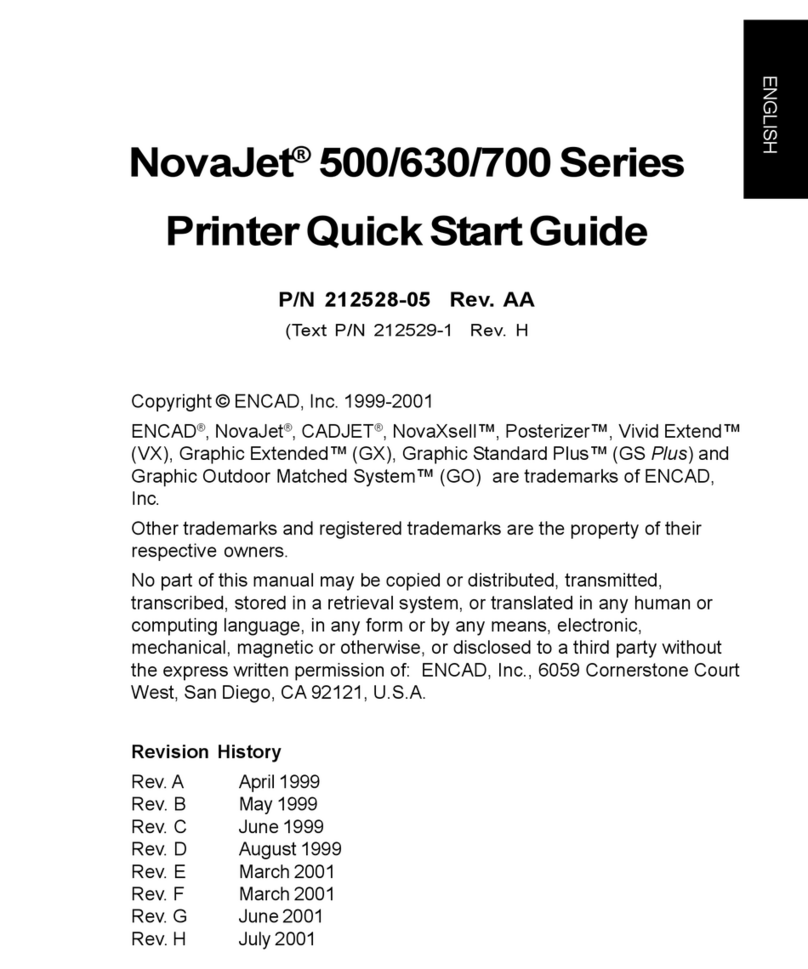ENCAD 212528-05 quick start guide