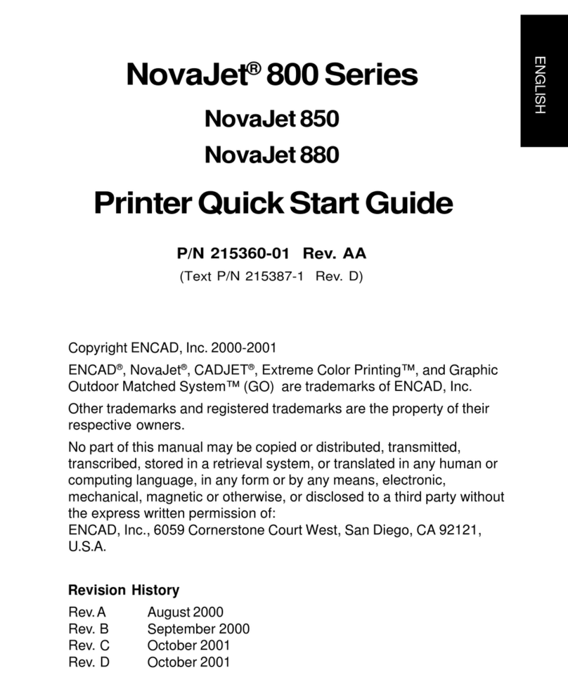 ENCAD 215360-01 quick start guide