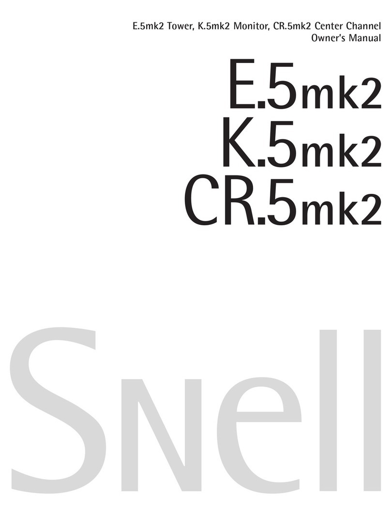 Snell E.5mk2 User manual