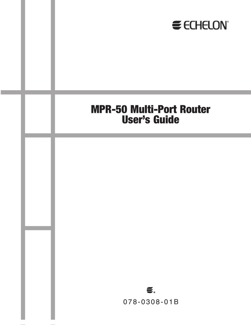Echelon LonWorks MPR-50 user guide