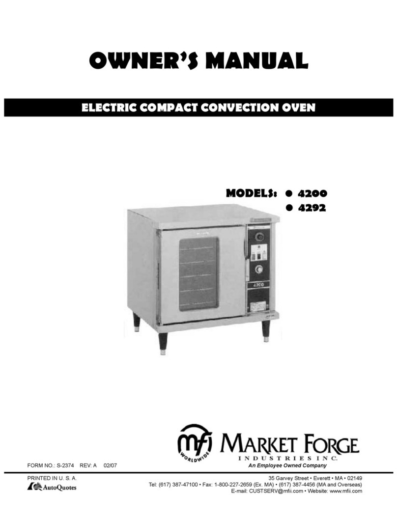 Market Forge Industries 4200 owner's manual