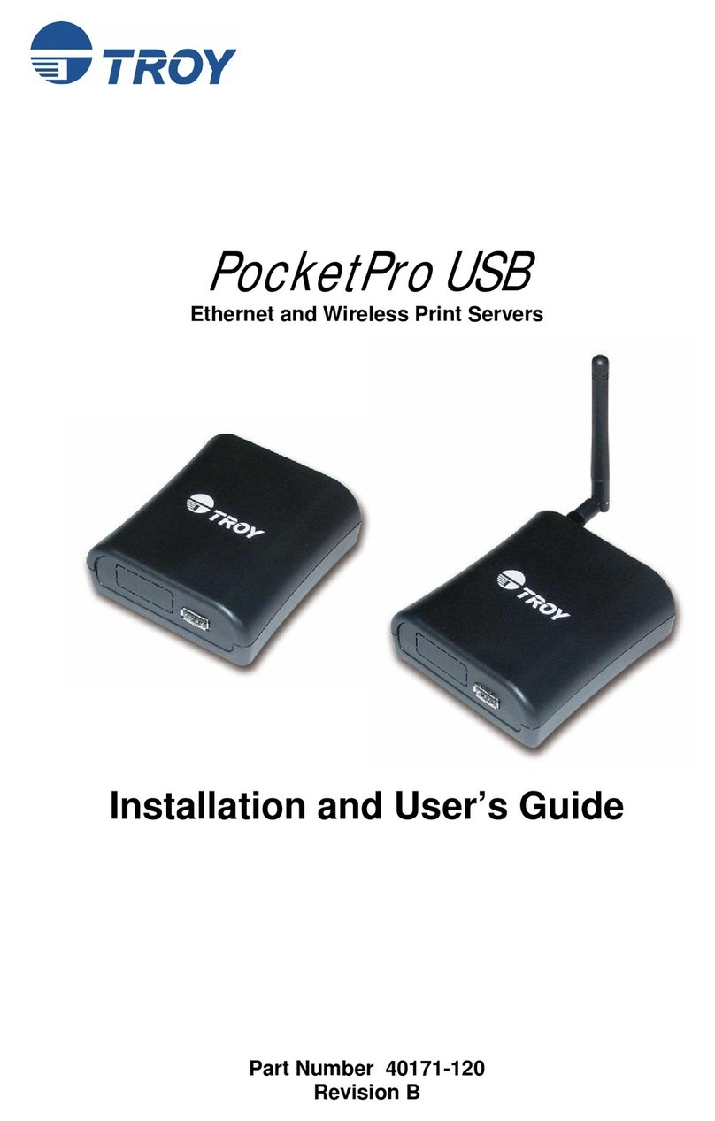 TROY Group PocketPro USB Installation and user guide