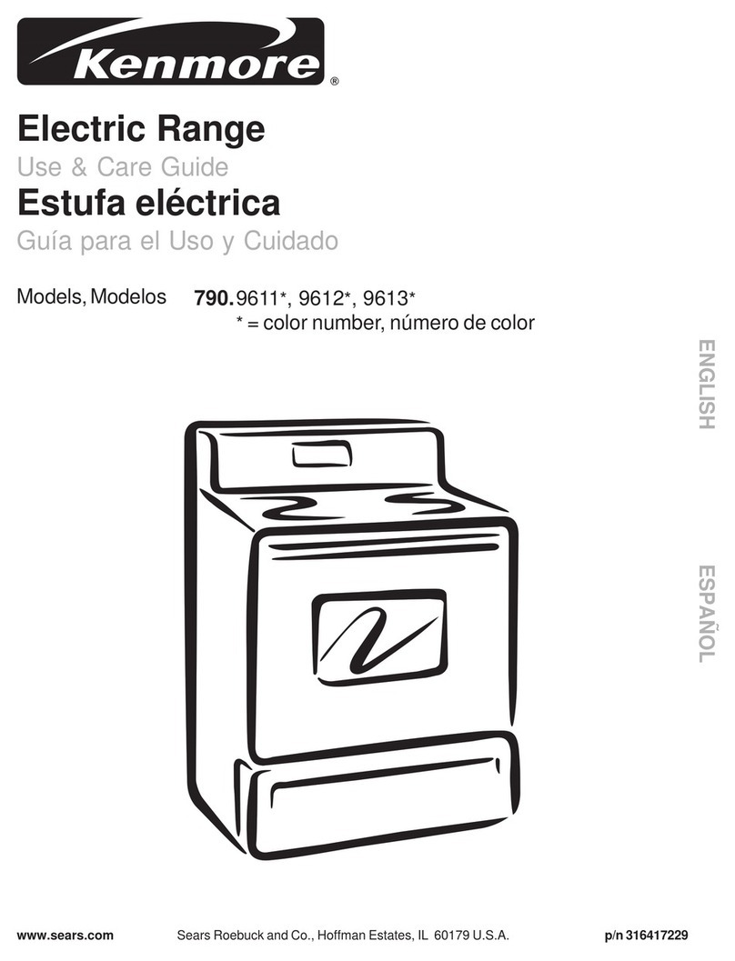 Kenmore 790.9611 Series Use & care guide