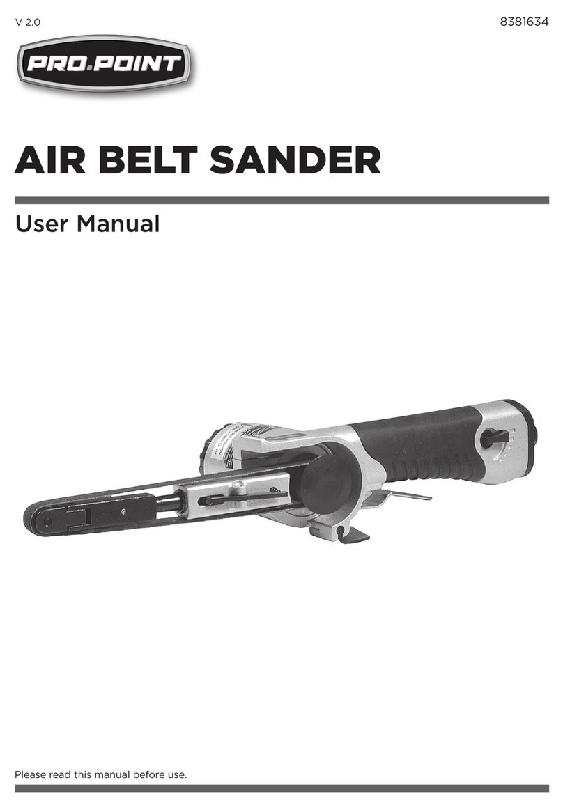 PROPOINT Air Belt Sander user manual