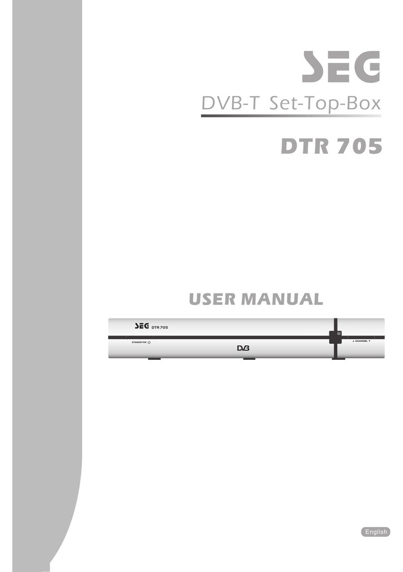 Seg DTR 705 user manual