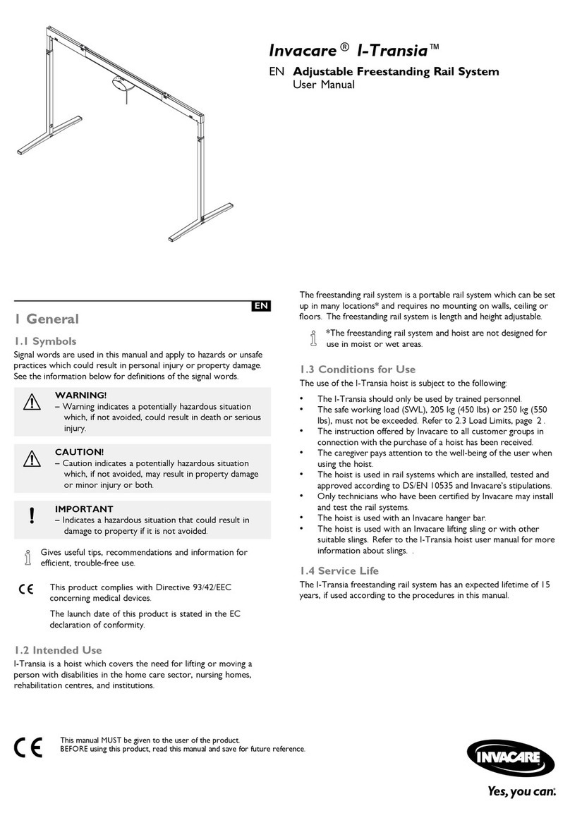 Invacare 1556922 User manual