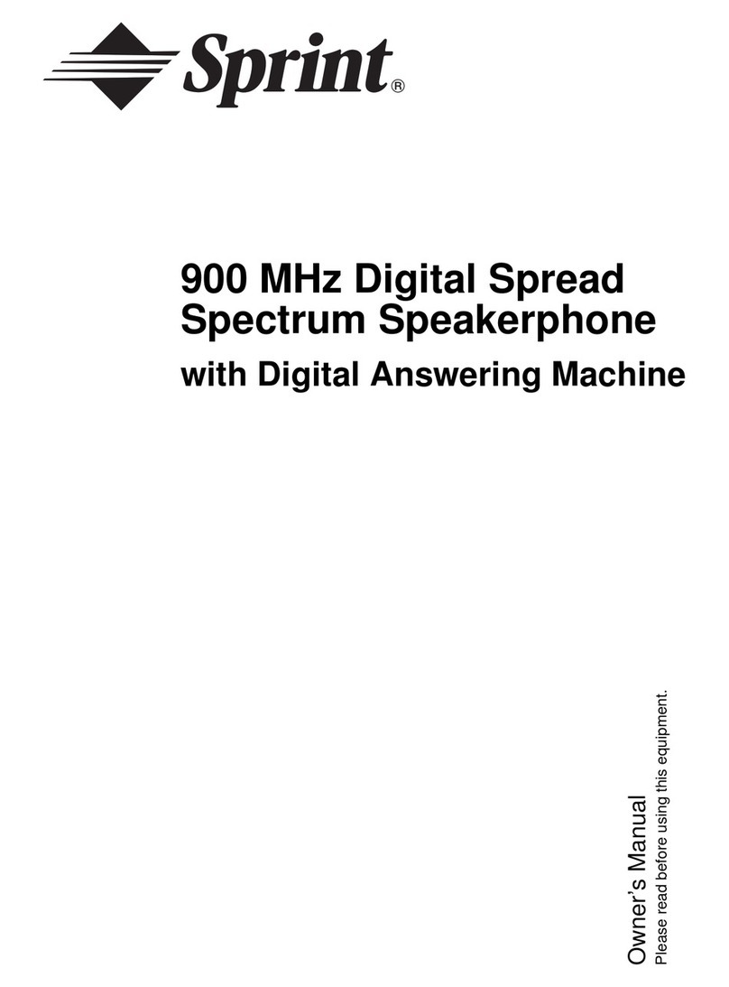 Radio Shack Digital Spread Spectrum Speakerphone owner's manual