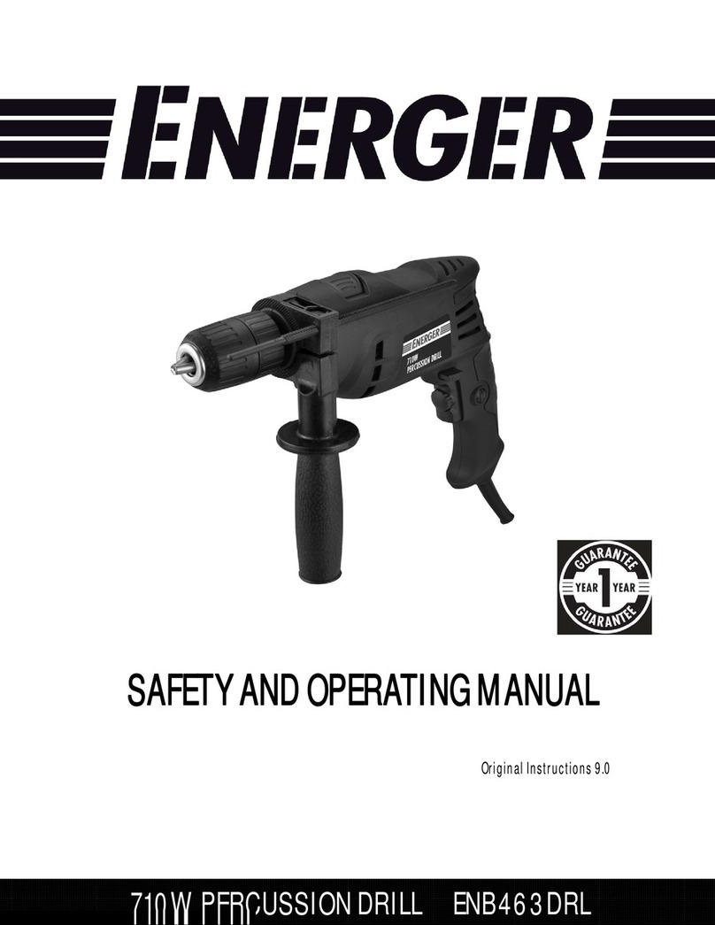 Energer ENB463DRL Safety and operating manual