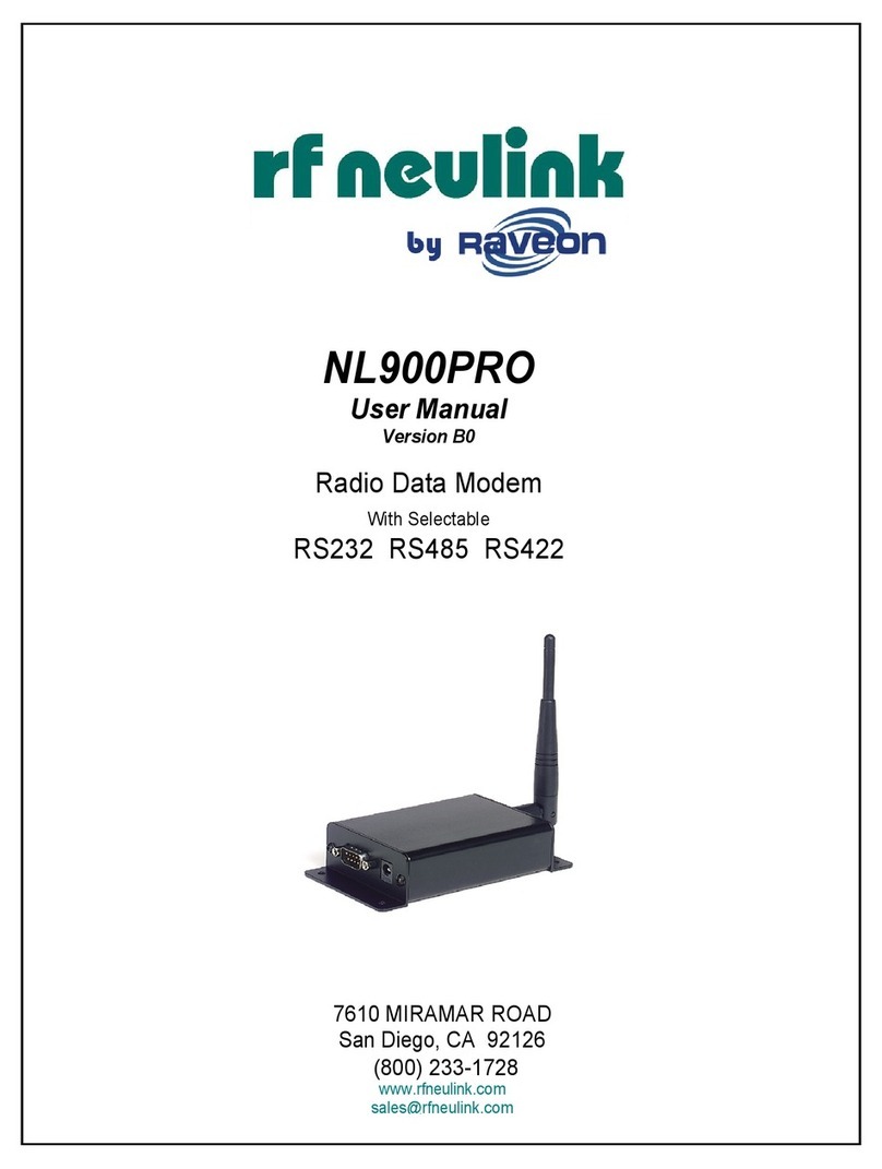 Raveon RF Neulink NL900PRO user manual