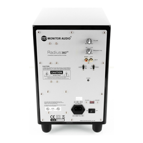 Monitor Audio RADIUS 370HD User manual