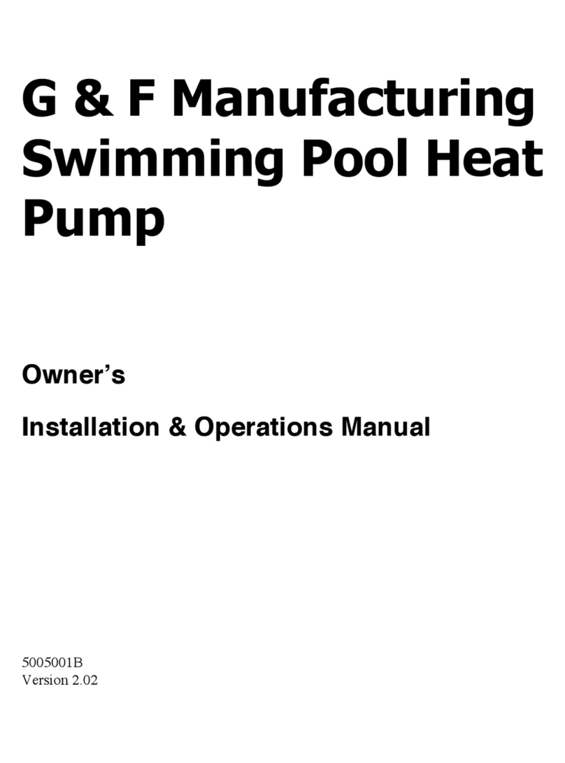 G&F Manufacturing Gulfstream Owner's installation & operations manual