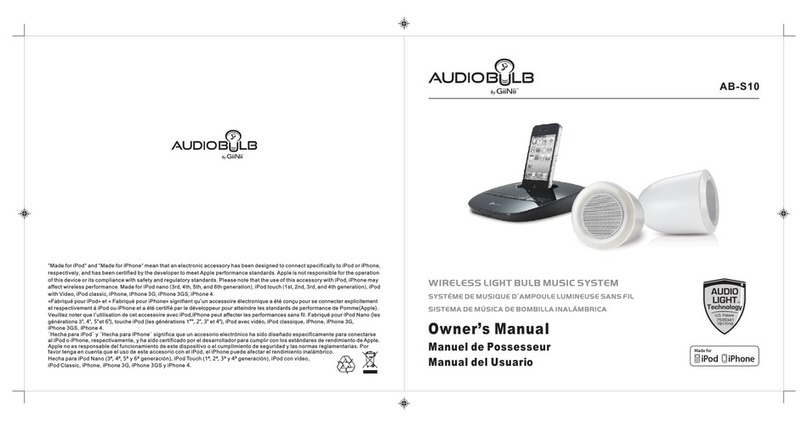 GiiNii Audiobulb AB-S10 owner's manual