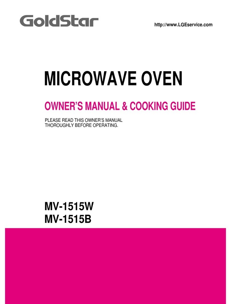 Goldstar GoldStar Owner's manual & cooking guide