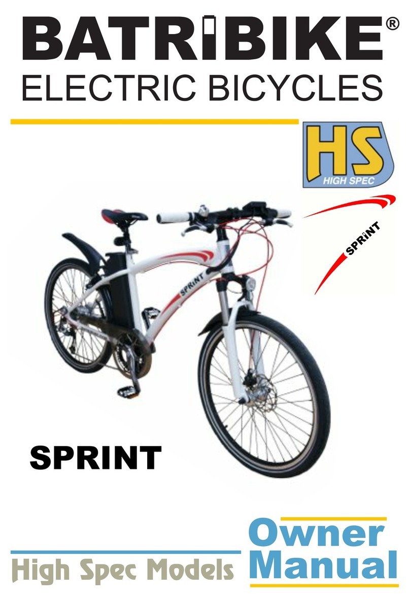 Batribike Sprint User manual