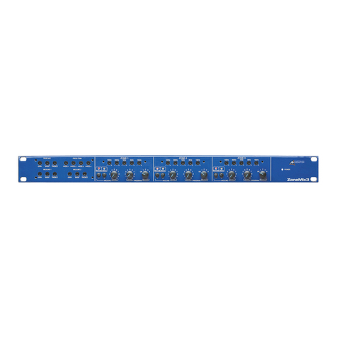 AUSTRALIAN MONITOR ZoneMix3 Installation & operation manual AUSTRALIAN MONITOR ZoneMix3 Installation & operation manual