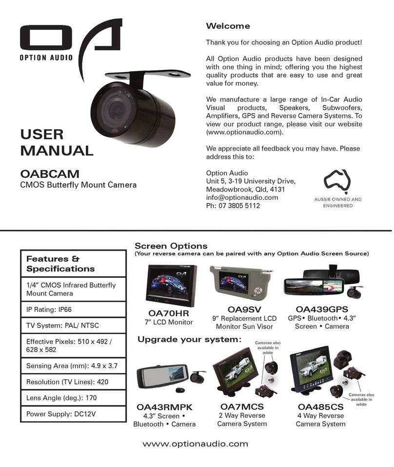 Option Audio OABCAM user manual