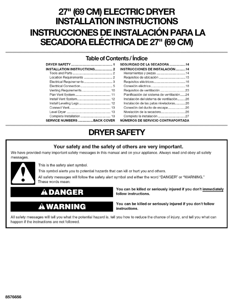 Kenmore 27" (69 cm) User manual