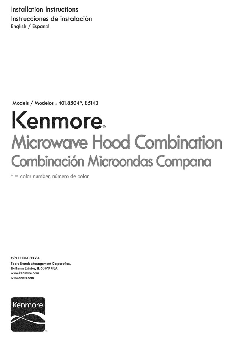 Kenmore 401.8504 Series User manual