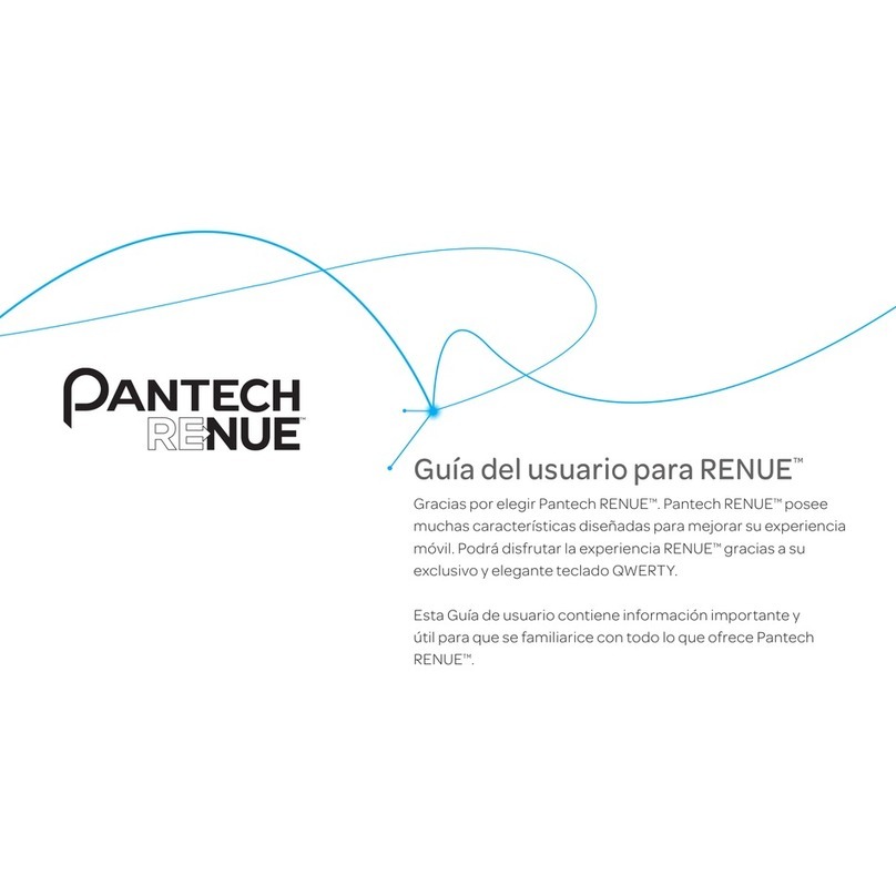 Pantech Renue Quick start guide