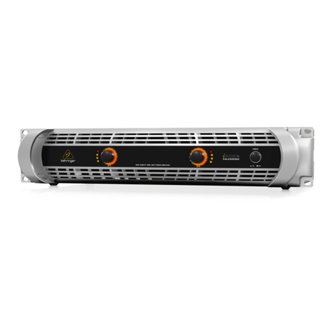 Behringer iNuke NU1000 User manual