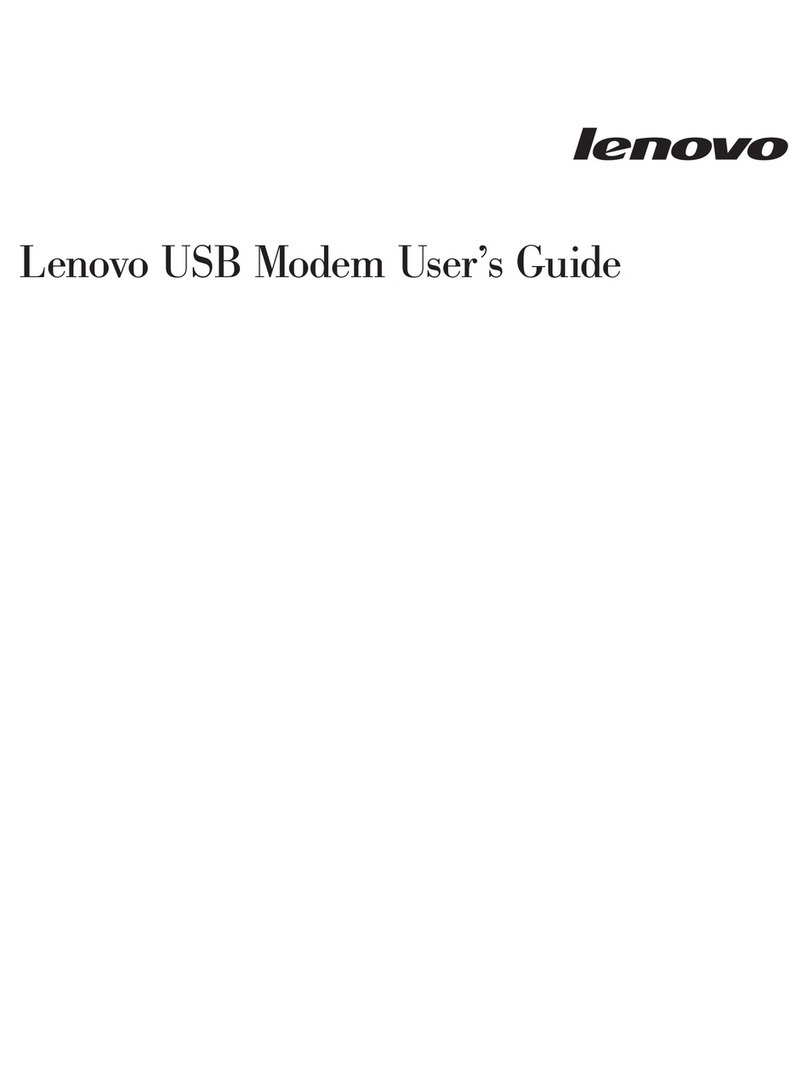 Lenovo 43R1814 - USB Modem - 56 Kbps Fax user guide