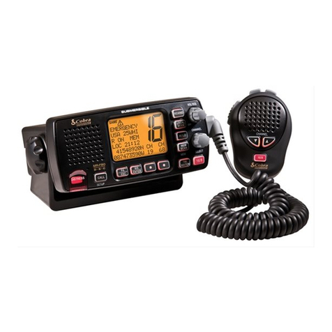 Cobra Marine MARINE MR F80B-D Manual del propietario