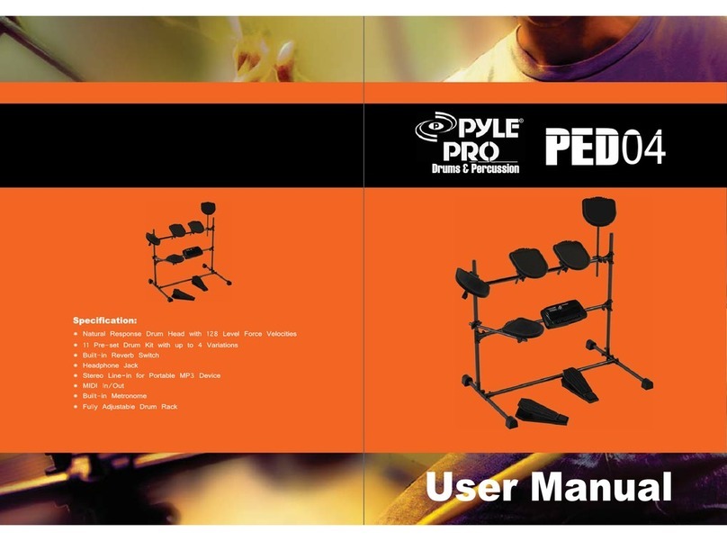 Pyle PED04 User manual