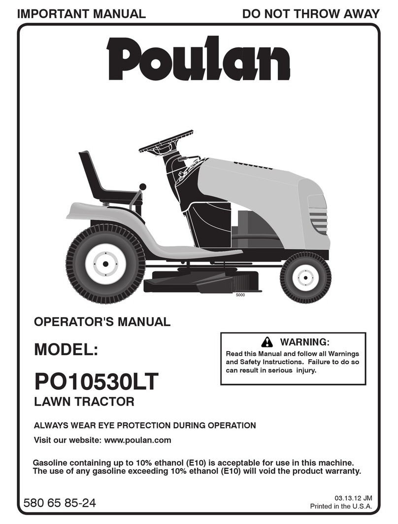 Poulan Pro PO10530LT user manual