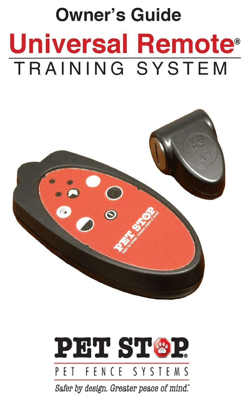 Pet Stop Universal Remote owner's guide