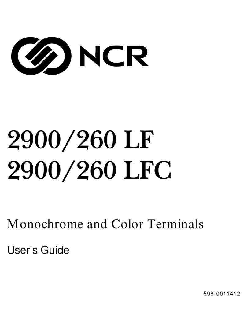 NCR 2900/260 LF user guide