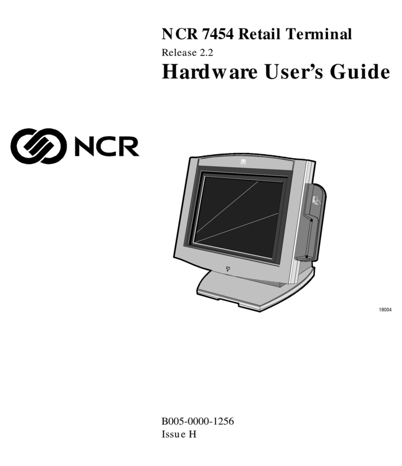 NCR 7454 User manual