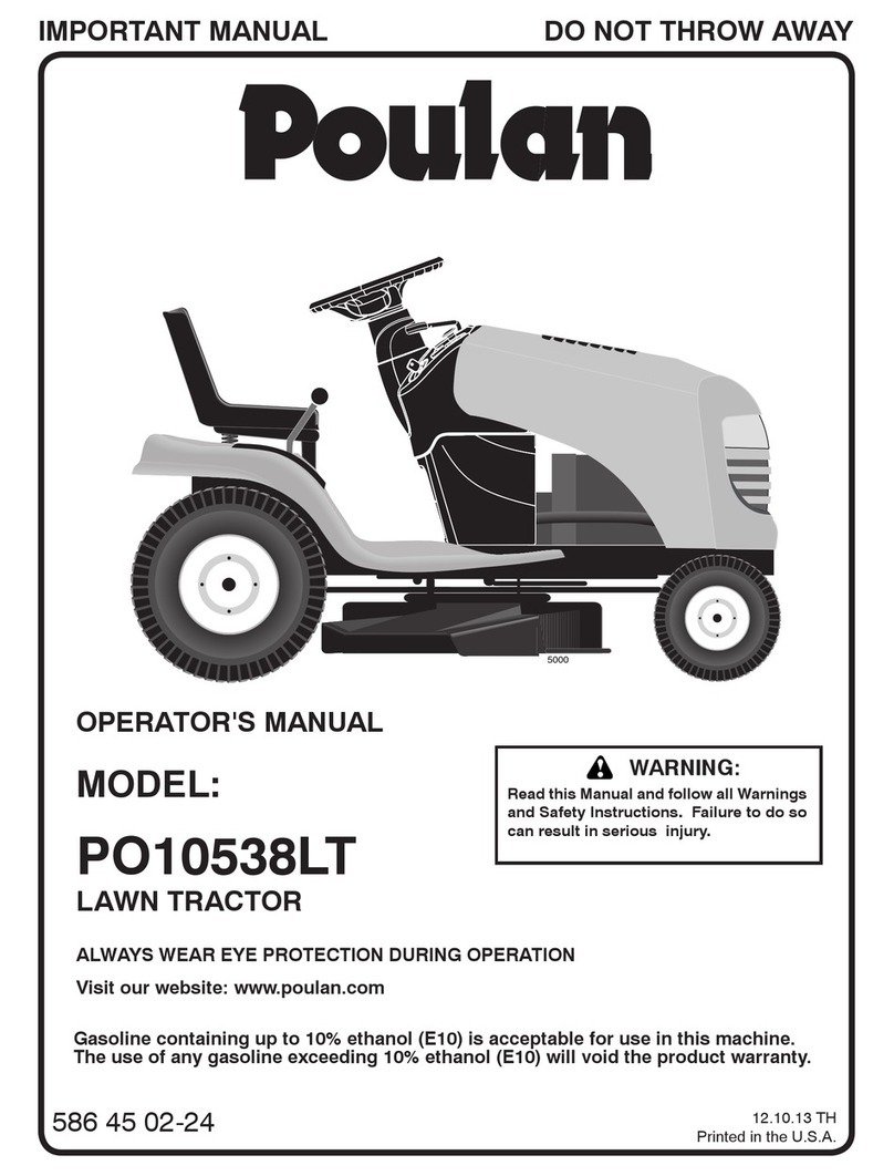 Poulan Pro PO10538LT User manual